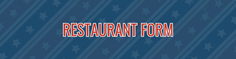 2026 Clays Restaurant Form